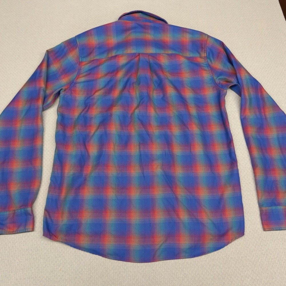 Dixxon Flannel Co Chucky Shirt Mens Plaid Button Down Biker Colorful Horror - Picture 2 of 7